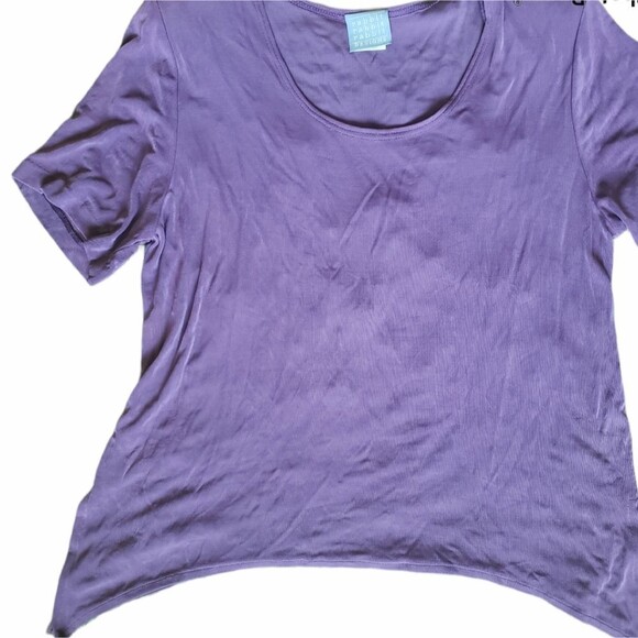 Rabbit Rabbit Rabbit Designs Purple Bemberg Top - Picture 2 of 11